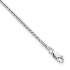 Sterling Silver 1.5mm Round Snake Chain 9 inch Plus 1 inch Extender - Total 10 inch Anklet - 2