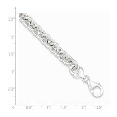 Sterling Silver Polished Fancy Link Bracelet - 6