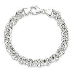 Sterling Silver Polished Fancy Link Bracelet - 6