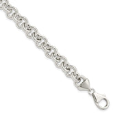 Sterling Silver Polished Fancy Link Bracelet - 6