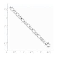 Sterling Silver Polished Fancy Link Bracelet - 20