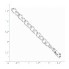 Sterling Silver Polished Fancy Link Bracelet - 2