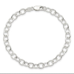Sterling Silver Polished Fancy Link Bracelet - 2