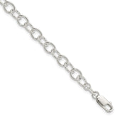 Sterling Silver Polished Fancy Link Bracelet - 2