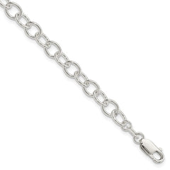 Sterling Silver Polished Fancy Link Bracelet - 2