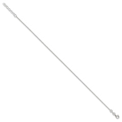 Sterling Silver 1.5mm Rolo Chain 9 inch Plus 1 inch Extender - Total 10 inch Anklet - 2
