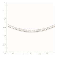 Sterling Silver Round 2.75mm Neckwire Necklace