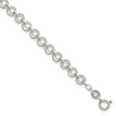 Sterling Silver 5mm Fancy Link Bracelet - 2
