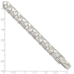 Sterling Silver 9mm Nugget Bracelet - 2