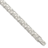 Sterling Silver 9mm Nugget Bracelet - 2