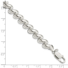 Sterling Silver Fancy Polished San Marco Bracelet