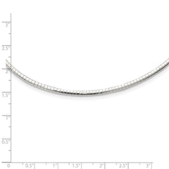 Sterling Silver 3mm Cubetto Necklace - 3