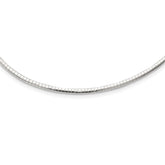 Sterling Silver 3mm Cubetto Necklace - 3