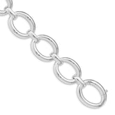 Sterling Silver Polished Large Link Bracelet