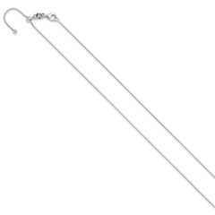 Sterling Silver Polished Adjustable Necklace - 9