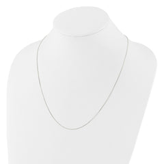 Sterling Silver Polished Adjustable Necklace - 9