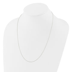 Sterling Silver Polished Adjustable Necklace - 12