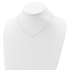 Sterling Silver Crystal Necklace