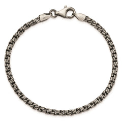 Sterling Silver Antiqued Brushed Bracelet - 2