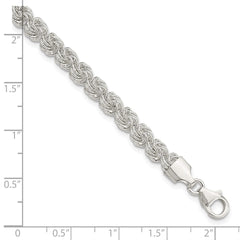 Sterling Silver Polished Love Knot Bracelet