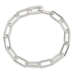 Sterling Silver Polished Fancy Link Bracelet - 11