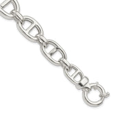 Sterling Silver Polished Fancy Link Bracelet - 5