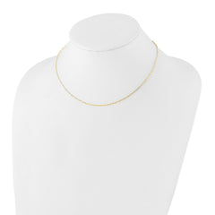 Sterling Silver Gold-tone 1.65mm Paperclip Link 16in w/2in ext Necklace