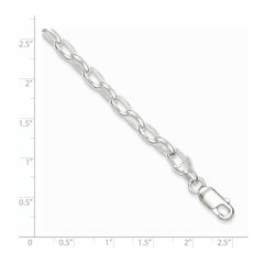 Sterling Silver 7.5inch Fancy Link Bracelet - 8