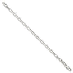 Sterling Silver 7.5inch Fancy Link Bracelet - 8