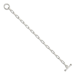 Sterling Silver 7.5inch Fancy Link Bracelet - 4