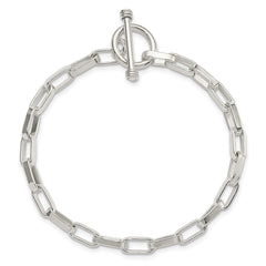 Sterling Silver 7.5inch Fancy Link Bracelet - 4