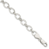 Sterling Silver 8 inch Fancy Link Bracelet