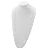 Sterling Silver Fancy Hammered Necklace - 3