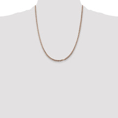 Sterling Silver Antiqued 3.25mm Solid Square Spiga Chain - 4