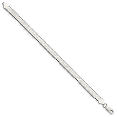 Sterling Silver 7.3mm Magic Herringbone Chain - 6