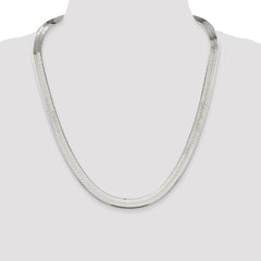 Sterling Silver 8.75mm Magic Herringbone Chain - 4