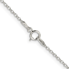 Sterling Silver 1.5mm Diamond-cut Cable Chain - 2
