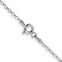 Sterling Silver 1.75mm Diamond-cut Cable Chain - 6