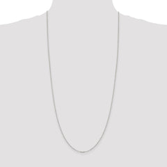 Sterling Silver 1.75mm Diamond-cut Cable Chain - 7