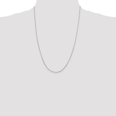Sterling Silver 1mm Round Box Chain - 3