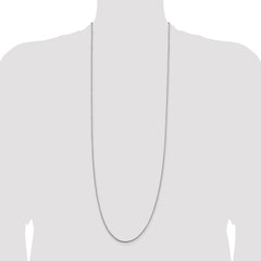 Sterling Silver 1.5mm Round Box Chain - 6