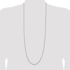 Sterling Silver 1.75mm Round Box Chain - 3