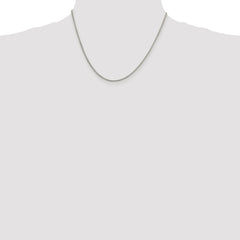 Sterling Silver Rhodium-plated 1.75mm Round Box Chain - 2