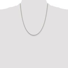 Sterling Silver 2mm Round Box Chain - 4