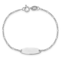 Sterling Silver Polished Childrens 6in ID Bracelet - 2