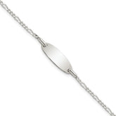 Sterling Silver Polished Childrens 6in ID Bracelet - 3