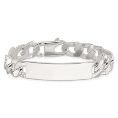 Sterling Silver 7.5in Figaro ID Bracelet