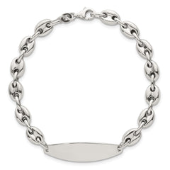 Sterling Silver Polished 6.25mm Mariner/Anchor Link 7.25 Inch ID Bracelet