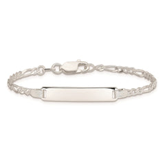 Sterling Silver Children's ID Bracelet - 8