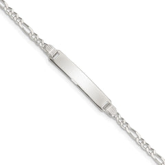 Sterling Silver Children's ID Bracelet - 8